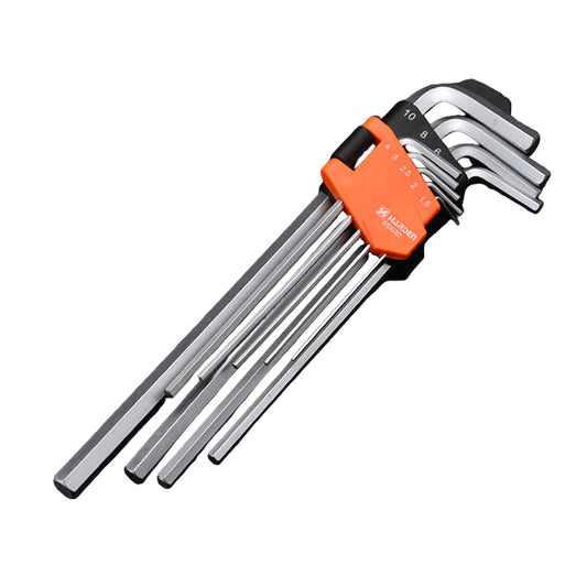 JUEGO DE LLAVES ALLEN EXTRA LARGAS 9PZS - HARDEN