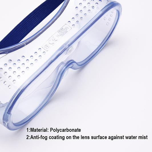 LENTE DE SEGURIDAD TRANSPARENTE CERRADO CON VENTILACION 160mm - HARDEN