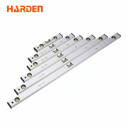 NIVEL DE BURBUJA DE TRES (3) VIAS DE ALUMINIO 1.200mm - HARDEN