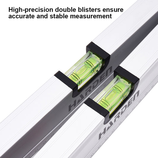 NIVEL DE BURBUJA DE TRES (3) VIAS DE ALUMINIO 1.200mm - HARDEN