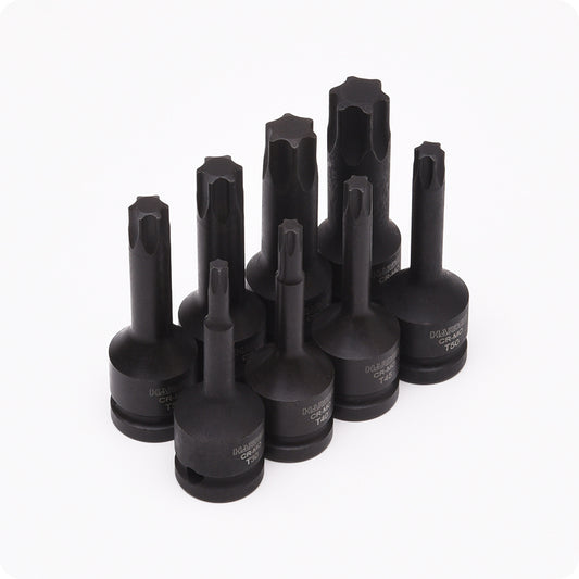 JUEGO DE DADOS DE 1/2 DE PUNTA TORX DE IMPACTO 8PZS - HARDEN