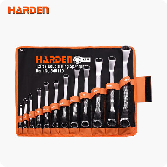 JUEGO DE LLAVES DOBLE ANILLO 12PZS - HARDEN