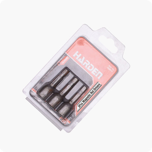 SET DE 3 DADO MAGNETICO PARA TALADRO 10mm (3/8) - HARDEN