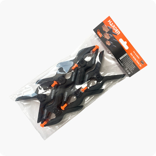 PINZA DE RESORTE NYLON - FIBERGLASS 4" (PACK DE 6) - HARDEN