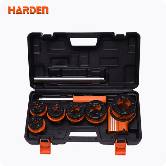 JUEGO DE TARRAJAS NPT (1/4" A 1-1/4") 9PZS - HARDEN