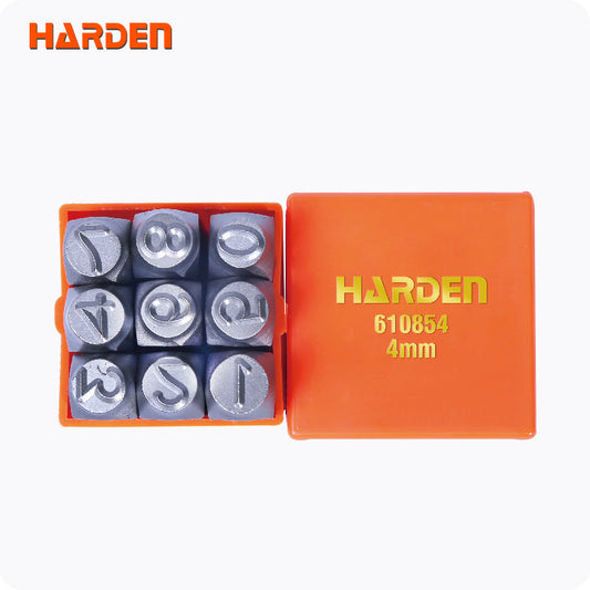 JUEGO DE NUMEROS DE GOLPE 9PZS - HARDEN