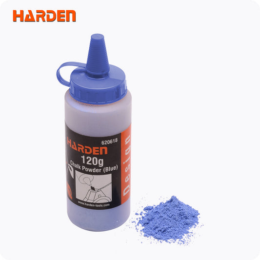 BOTELLA DE POLVO DE TIZA AZUL 120g - HARDEN