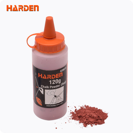 BOTELLA DE POLVO DE TIZA ROJO 120g - HARDEN
