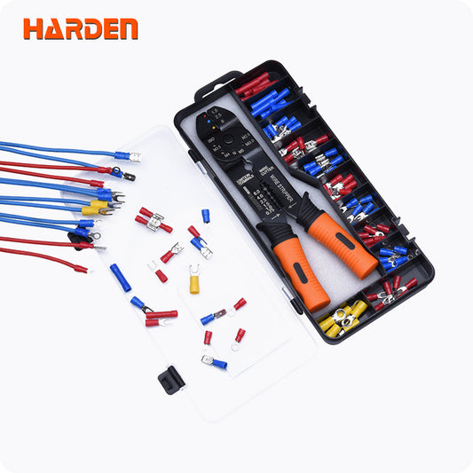 JUEGO DE HERRAMIENTA MULTIFUNCIONAL P/ TERMINALES 66PZS - HARDEN