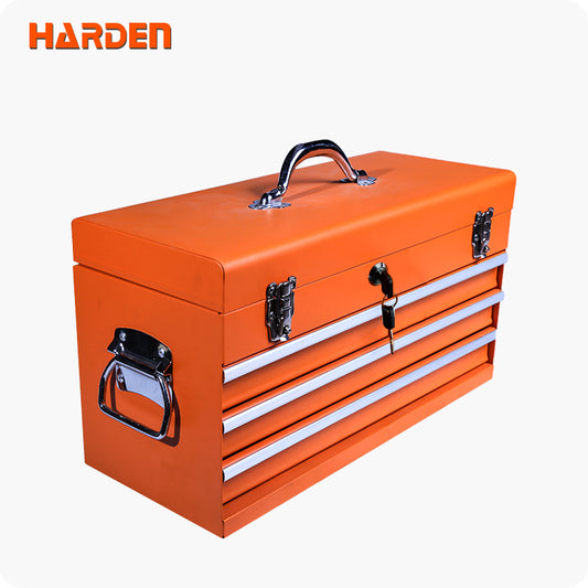 CAJA DE HERRAMIENTAS METALICA DE TRES (3) BANDEJAS 532 x 221 x 286 - HARDEN