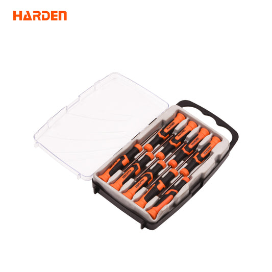 JUEGO DE DESTORNILLADORES DE PRECISION PHS, PALETA Y TORX 9PZS - HARDEN