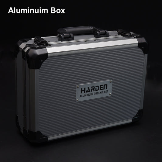 JUEGO DE HERRAMIENTAS MALETIN DE ALUMINIO 155PZS - HARDEN