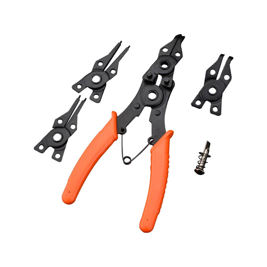 PINZA PARA ANILLOS DE RETENCIÓN CON CABEZALES INTERCAMBIABLES 5PZS - HARDEN