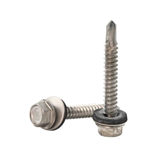 BOLSITA DE 100 TOR TECHO HEX C/ARANDELA SELLANTE INSERTADA