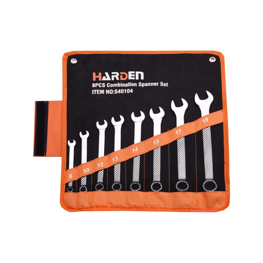 JUEGO DE LLAVES COMBINADAS 8PZS - HARDEN