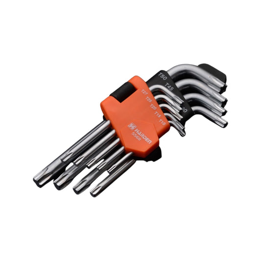 JUEGO DE LLAVES TORX CORTAS 9PZS - HARDEN