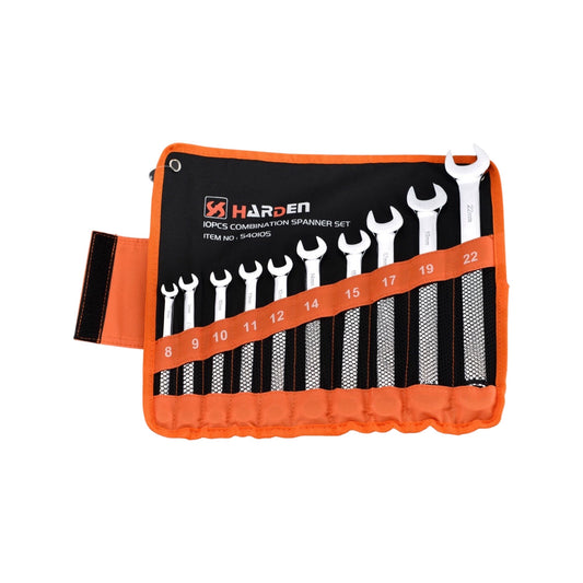 JUEGO DE LLAVES COMBINADAS 10PZS - HARDEN