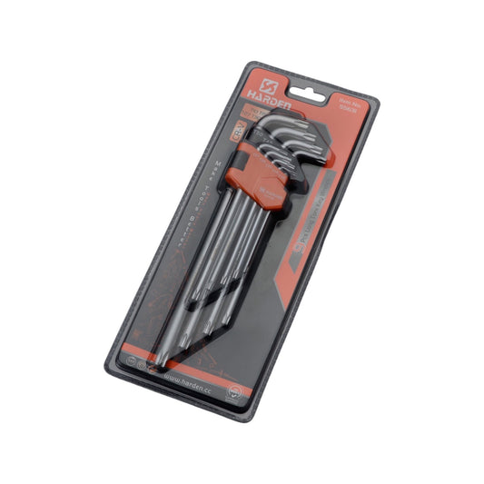 JUEGO DE LLAVES TORX EXTRA LARGAS 9PZS - HARDEN