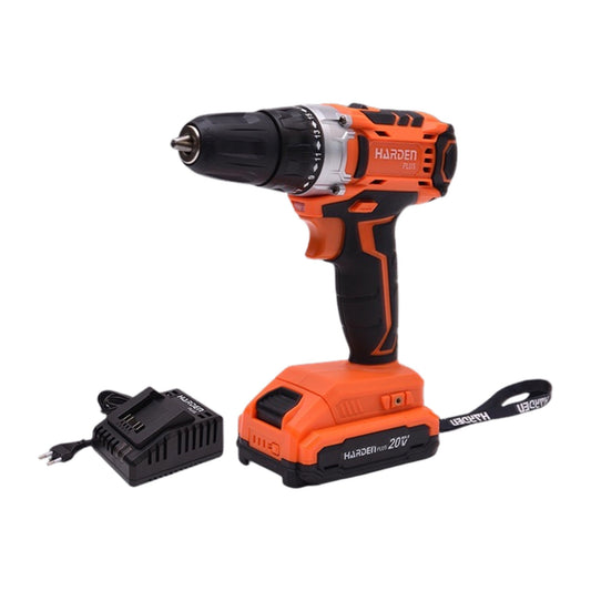 TALADRO INALAMBRICO 20V 3/8 CON BATERIA Y CARGADOR - HARDEN