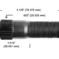 TORNILLO RUEDA Diámetro 3/4