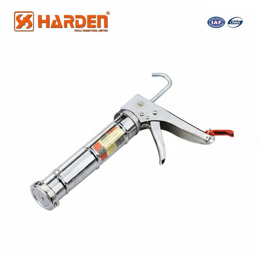 PISTOLA CALAFATEADORA (PARA SILICON) SOLIDA DE ACERO  9"  -  HARDEN