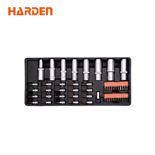 BANDEJA PARA GABINETE DE SOCKET (DADOS) Y PUNTAS 51PZS  -  HARDEN
