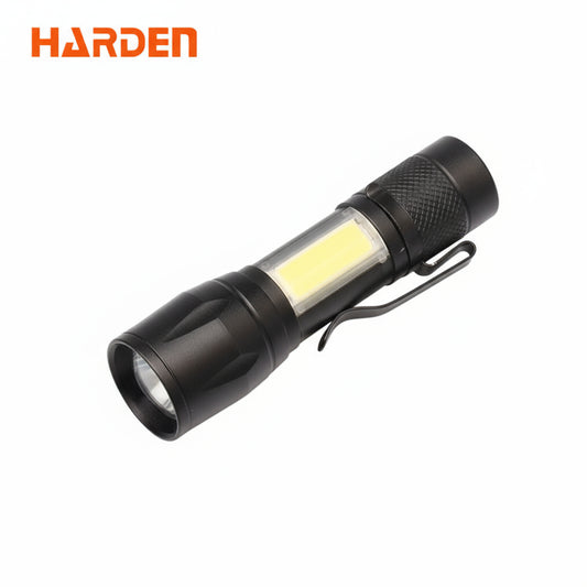 LINTERNA DE TRABAJO DE ALUMINIO RECARGABLE  3W  -  HARDEN