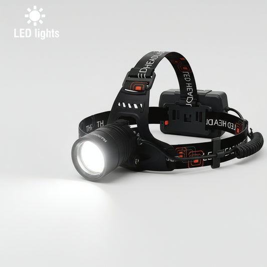 LINTERNA PARA CABEZA RECARGABLE 1.8Ah  LED 5WATT  -  HARDEN
