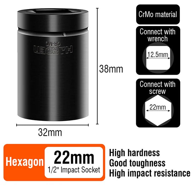 DADO DE IMPACTO 1/2 CORTO 6PT