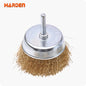 CEPILLO DE COPA LATON ONDULADO CON VASTAGO