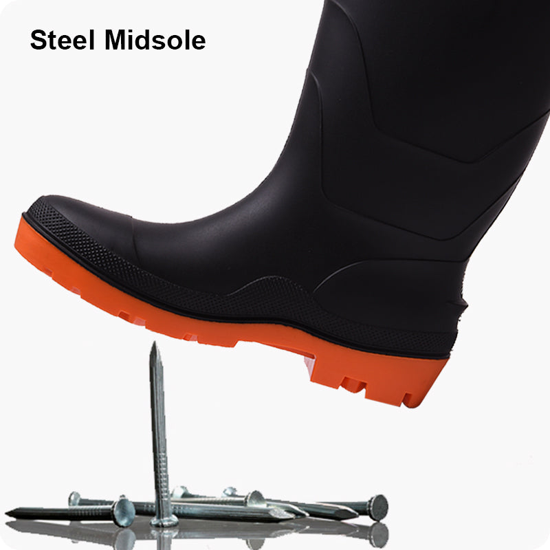 BOTA DE GOMA CON ENTRESUELA Y PUNTA DE HIERRO - HARDEN