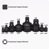 JUEGO DE ADAPTADORES DE SOCKET (DADOS) DE IMPACTO 8PZS - HARDEN