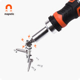 JUEGO DE RATCHET DESTORNILLADOR Y LLAVE "T" CON PUNTAS Y SOCKETS (DADOS) 28 PZS - HARDEN