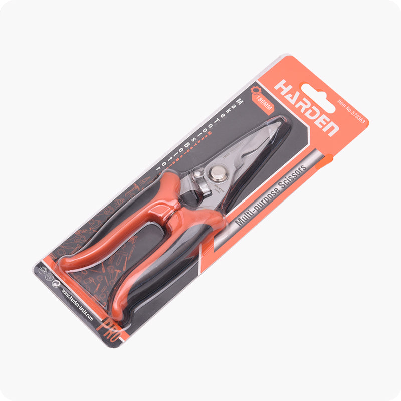 TIJERA MULTIPROPOSITO DE ACERO INOXIDABLE 180mm (7") - HARDEN