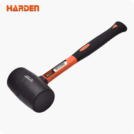 MAZO DE GOMA NEGRA MANGO DE FIBRA DE VIDRIO - HARDEN