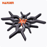 PINZA DE RESORTE NYLON - FIBERGLASS 4" (PACK DE 6) - HARDEN