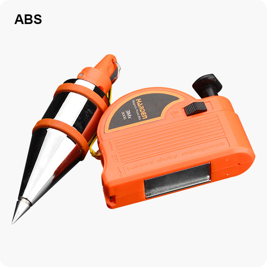 PLOMADA DE ACERO CON CARRETE MAGNETICO 3 Mts X 400 gr - HARDEN