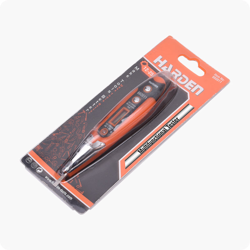 TESTER DE VOLTAJE DIGITAL 12V - 250V - HARDEN