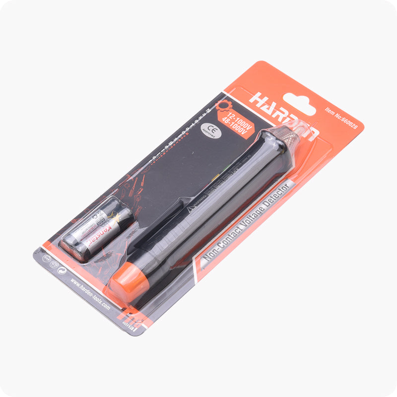 DETECTOR DE VOLTAJE SIN CONTACTO CON LUZ 12V - 1.000V - HARDEN