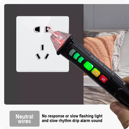 DETECTOR DE VOLTAJE SIN CONTACTO CON LUZ 12V - 1.000V - HARDEN