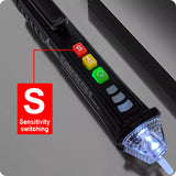 DETECTOR DE VOLTAJE SIN CONTACTO CON LUZ 12V - 1.000V - HARDEN