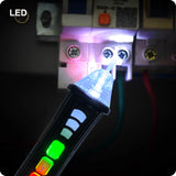 DETECTOR DE VOLTAJE SIN CONTACTO CON LUZ 12V - 1.000V - HARDEN