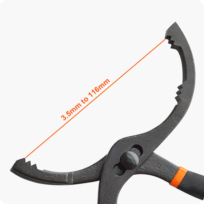 PINZA SACA FILTRO AJUSTABLE 300mm APERTURA 63.5 - 115mm - HARDEN