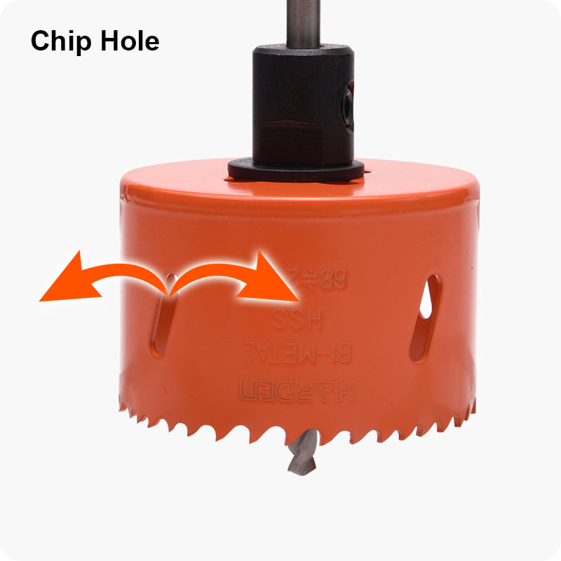 JUEGO DE SIERRA COPAS (BROCAS CILINDRICAS) BI-METAL MALETIN DE 10PZS - HARDEN