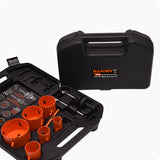 JUEGO DE SIERRA COPAS (BROCAS CILINDRICAS) BI-METAL MALETIN DE 11PZS - HARDEN