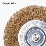 CEPILLO DE ALAMBRE CIRCULAR CON VASTAGO - HARDEN