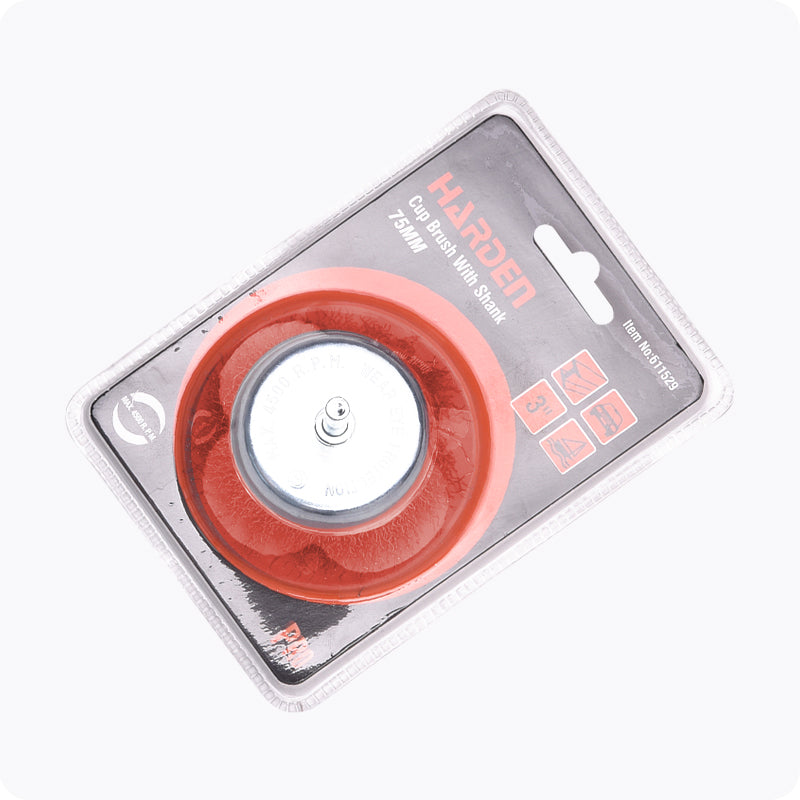 CEPILLO DE ALAMBRE DE COPA CON VASTAGO - HARDEN
