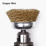 CEPILLO DE ALAMBRE DE COPA CON VASTAGO - HARDEN