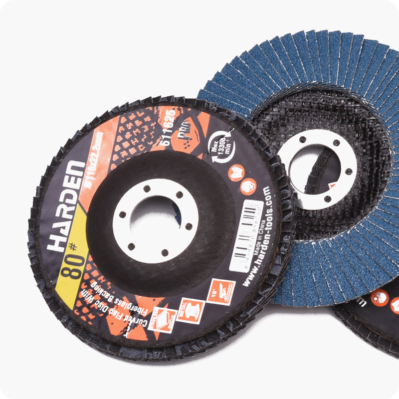 DISCO FLAP CURVO (1.000 HOJAS) 7" (180mm) - HARDEN