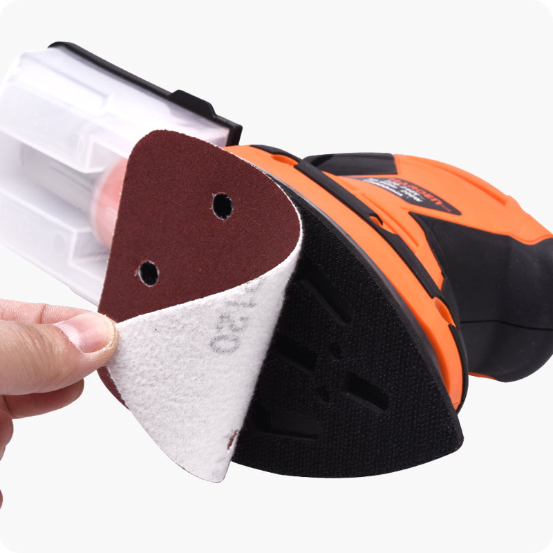 LIJA TRIANGULAR CON VELCRO 140mm EMPAQUE DE 10 - HARDEN
